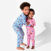 PAW Patrol: Varsity Pink Bamboo Convertible Footie