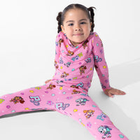 PAW Patrol: Varsity Pink Bamboo Kids Pajamas