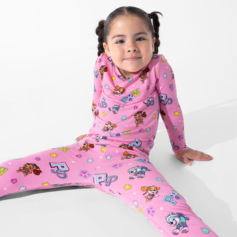 PAW Patrol: Varsity Pink Bamboo Kids Pajamas