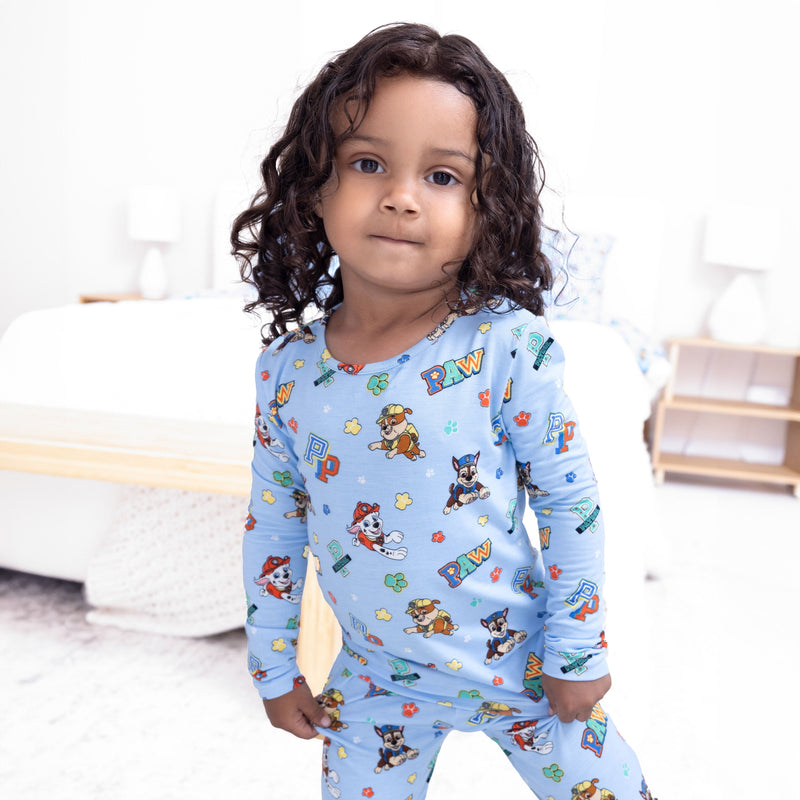 PAW Patrol: Varsity Blue Bamboo Kids Pajamas
