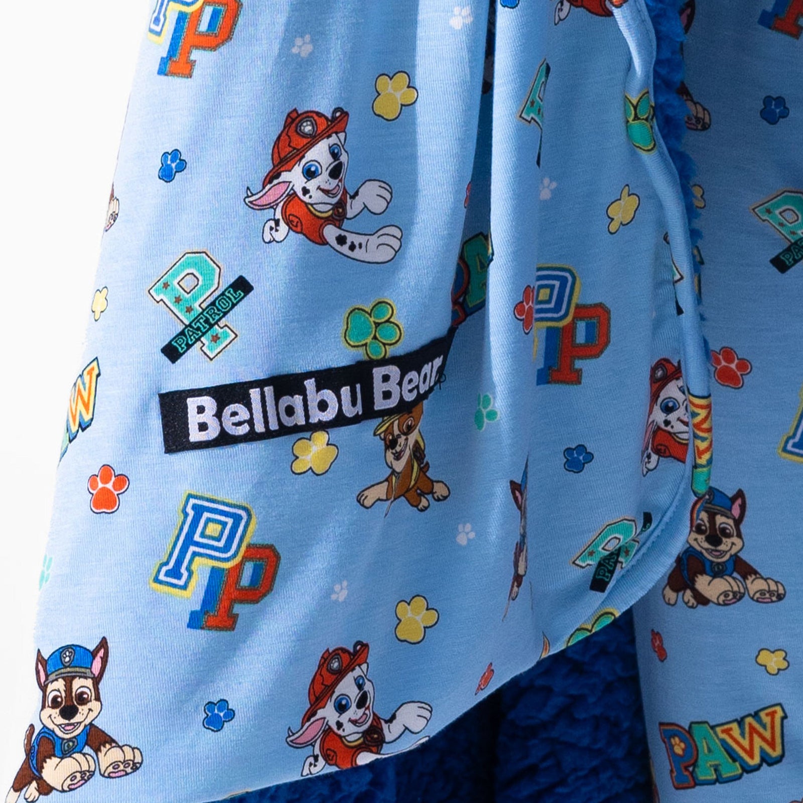 PAW Patrol: Varsity Blue Bamboo Sherpa Blanket