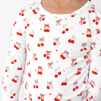 Cherry On Top Bamboo Kids Pajamas