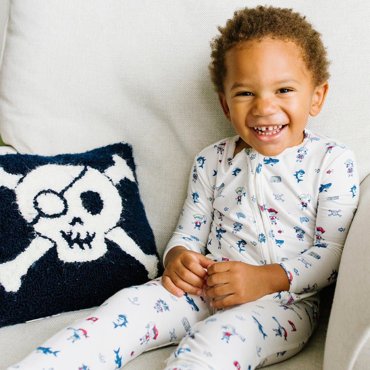 Pirate Bamboo Convertible Footie