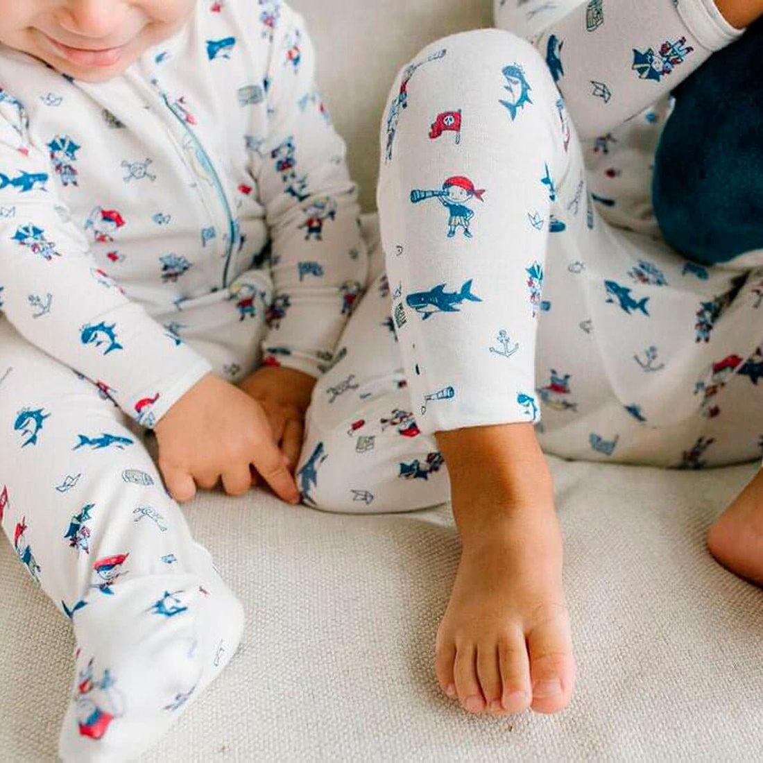 Pirate Bamboo Convertible Footie