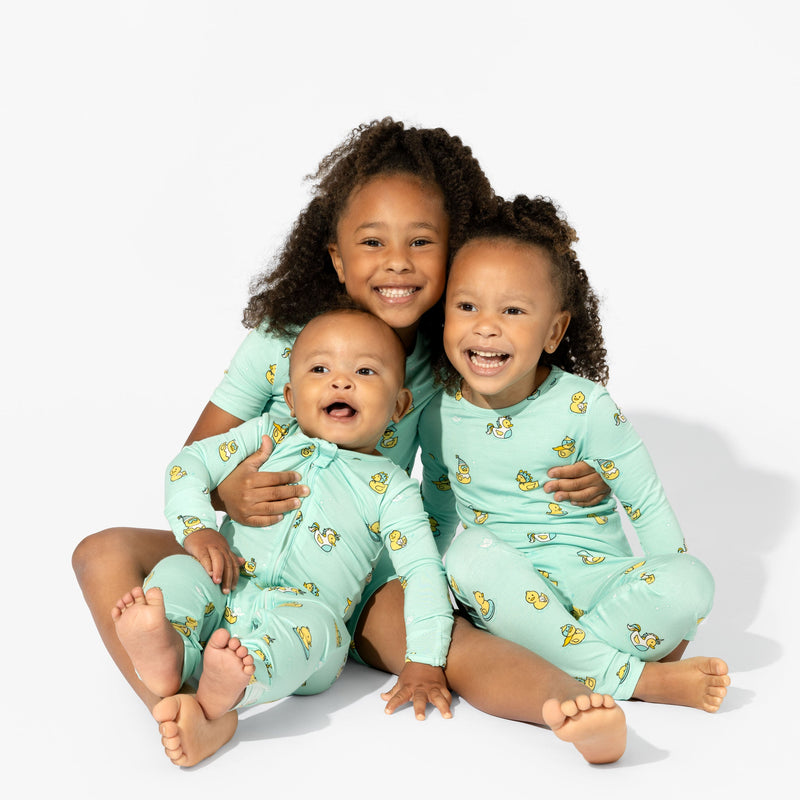 Rubber Ducky Bamboo Kids Pajamas