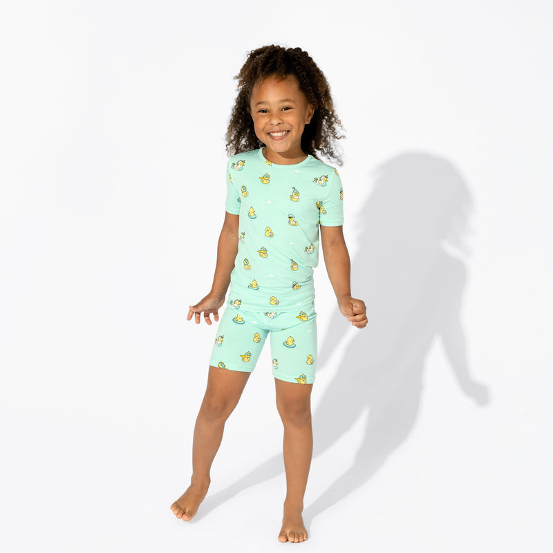 Rubber Ducky Bamboo Kids Pajama Short Set