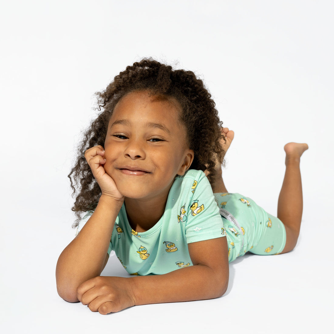 Rubber Ducky Bamboo Kids Pajama Short Set