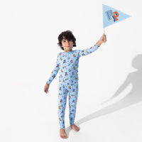 PAW Patrol: Varsity Blue Bamboo Kids Pajamas