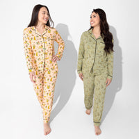 Sage & Spots Leopard Bamboo Women's Pajama Set
