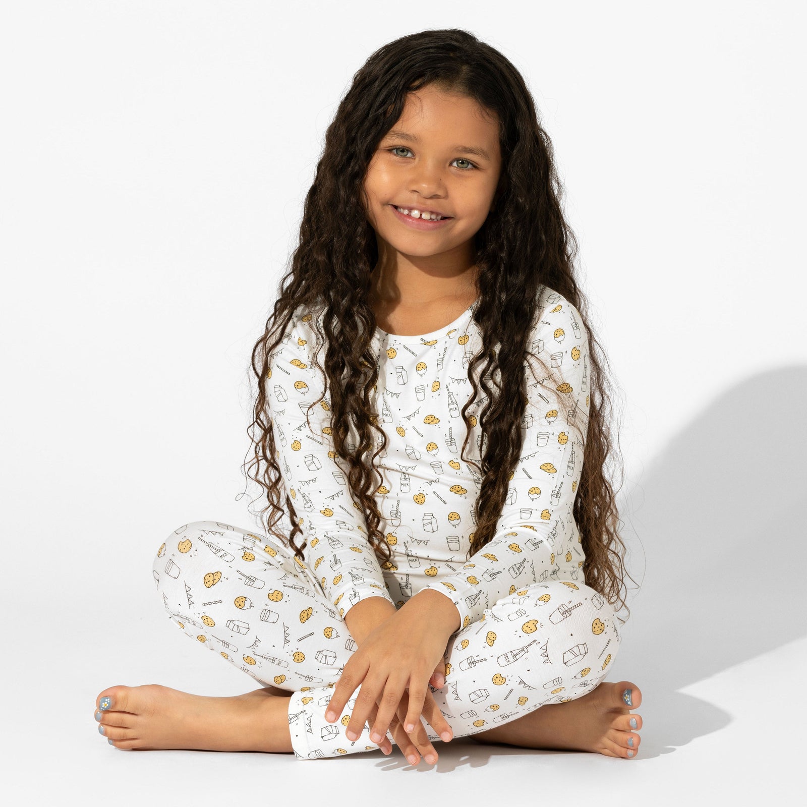 Milk & Cookies Bamboo Kids Pajamas
