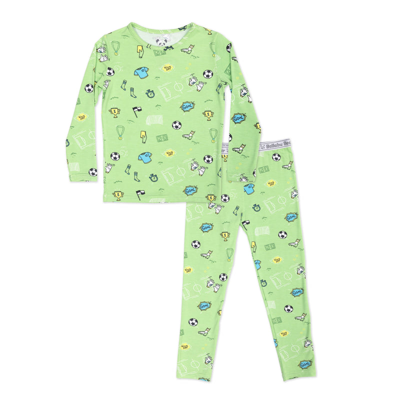 Soccer Fun Bamboo Kids Pajamas for Little Champions Bellabu Bear ME