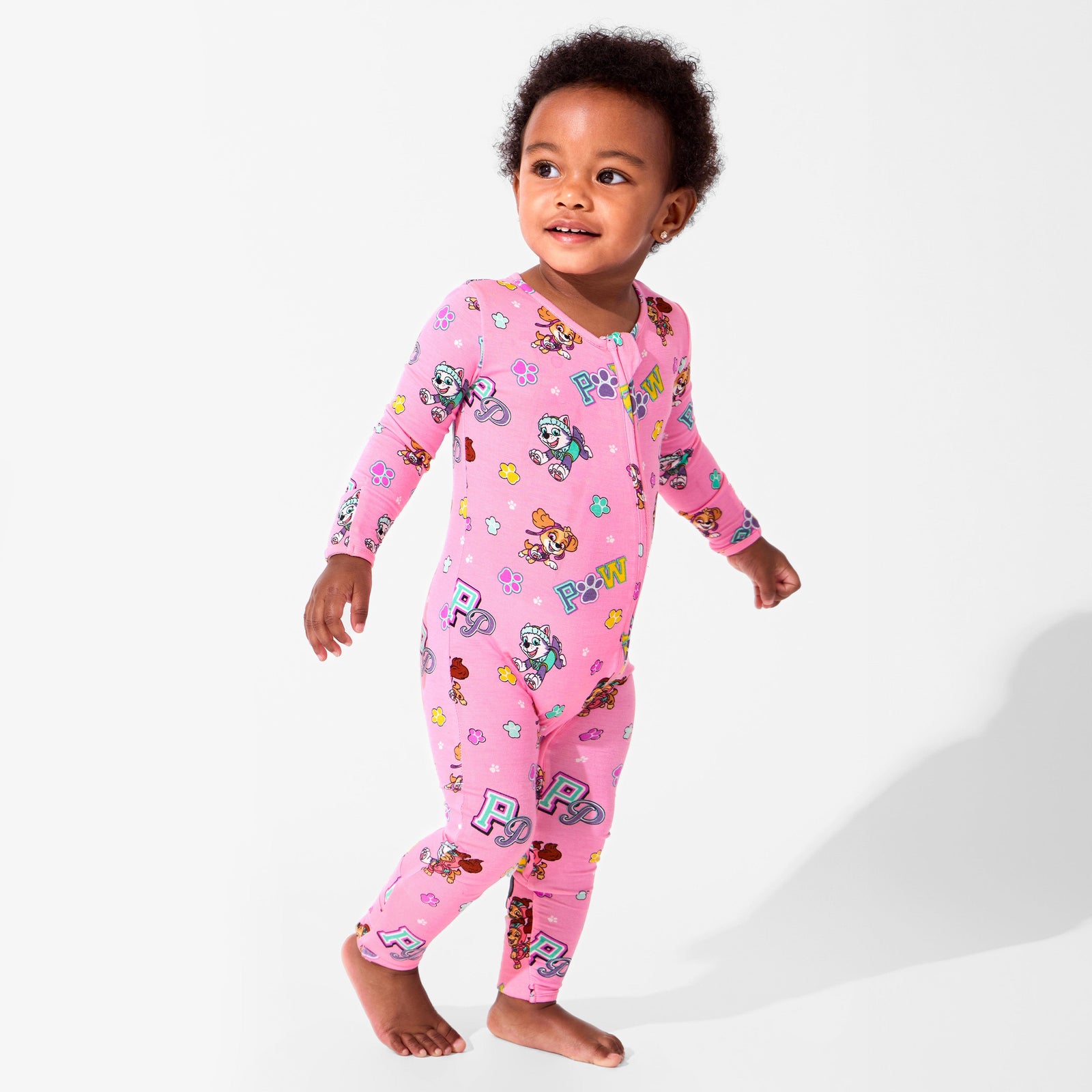 PAW Patrol: Varsity Pink Bamboo Convertible Footie