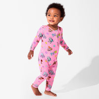 PAW Patrol: Varsity Pink Bamboo Convertible Footie