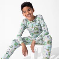 Minecraft Overworld Dreams Bamboo Kids Pajamas