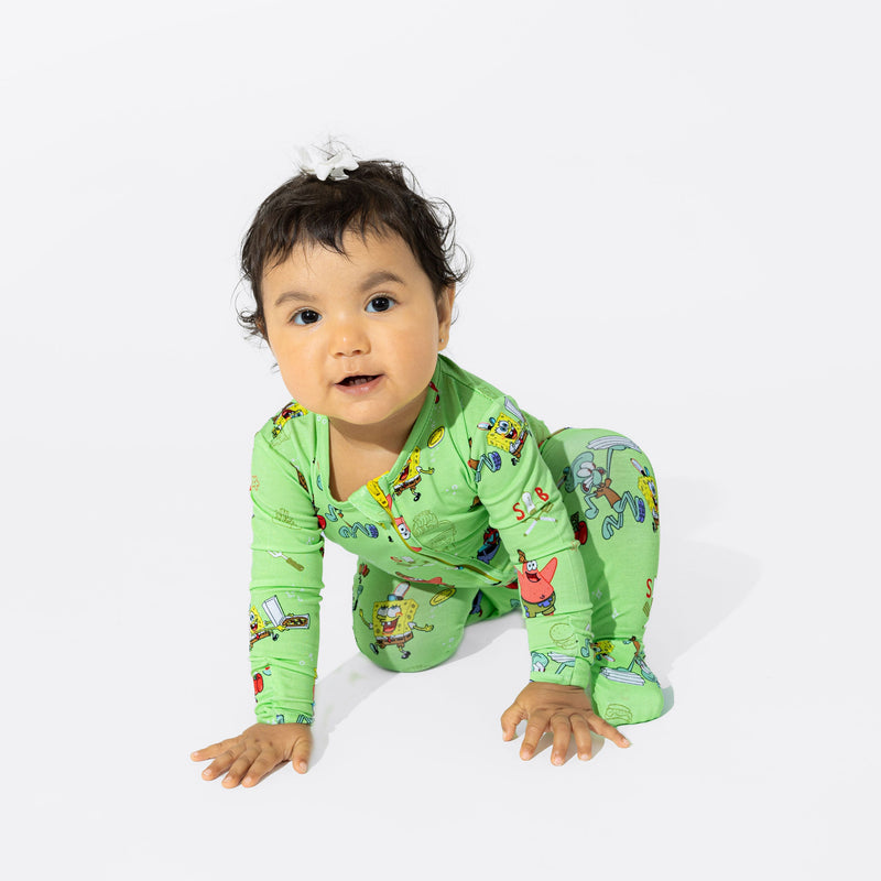 SpongeBob SquarePants: Foodie Bamboo Convertible Footie