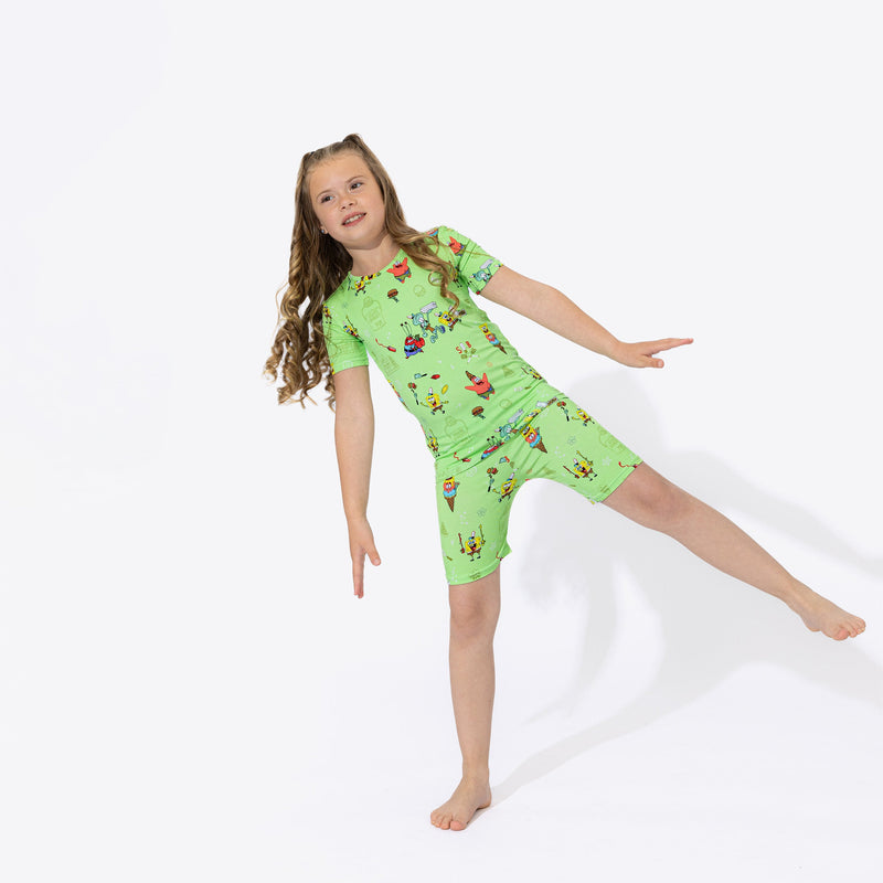 SpongeBob SquarePants: Foodie Bamboo Kids Pajama Short Set