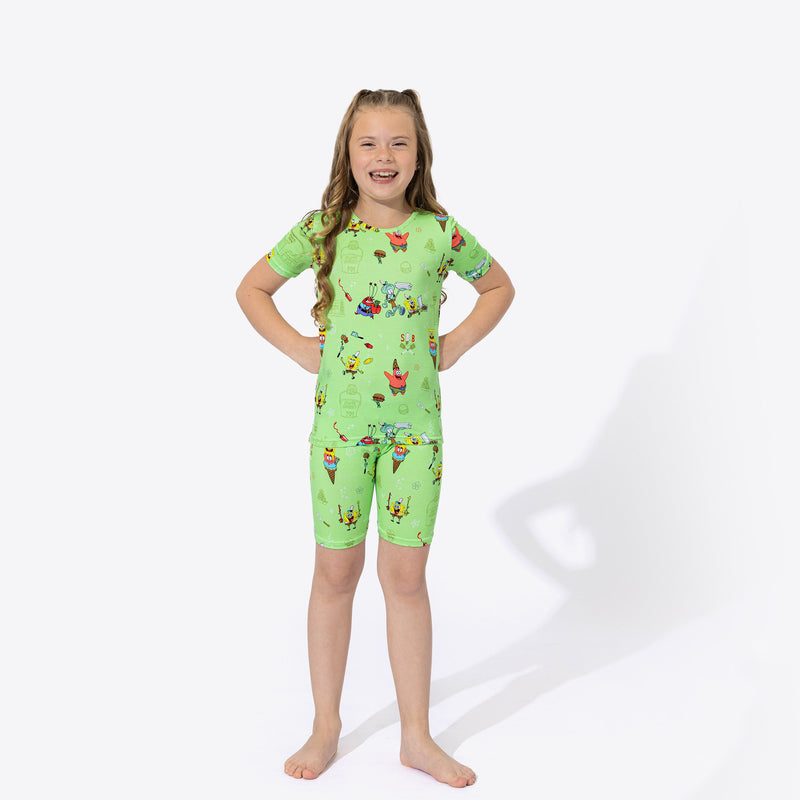 SpongeBob SquarePants: Foodie Bamboo Kids Pajama Short Set
