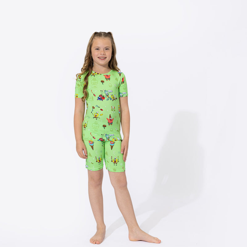 SpongeBob SquarePants: Foodie Bamboo Kids Pajama Short Set