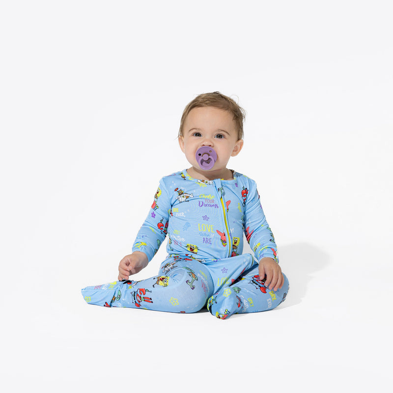 SpongeBob SquarePants: Good Vibes Bamboo Convertible Footie