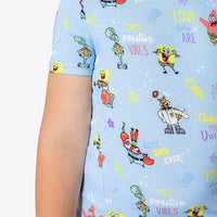 SpongeBob SquarePants: Good Vibes Bamboo Kids Pajama Short Set