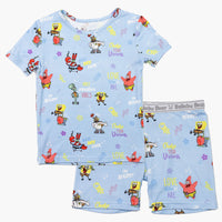 SpongeBob SquarePants: Good Vibes Bamboo Kids Pajama Short Set