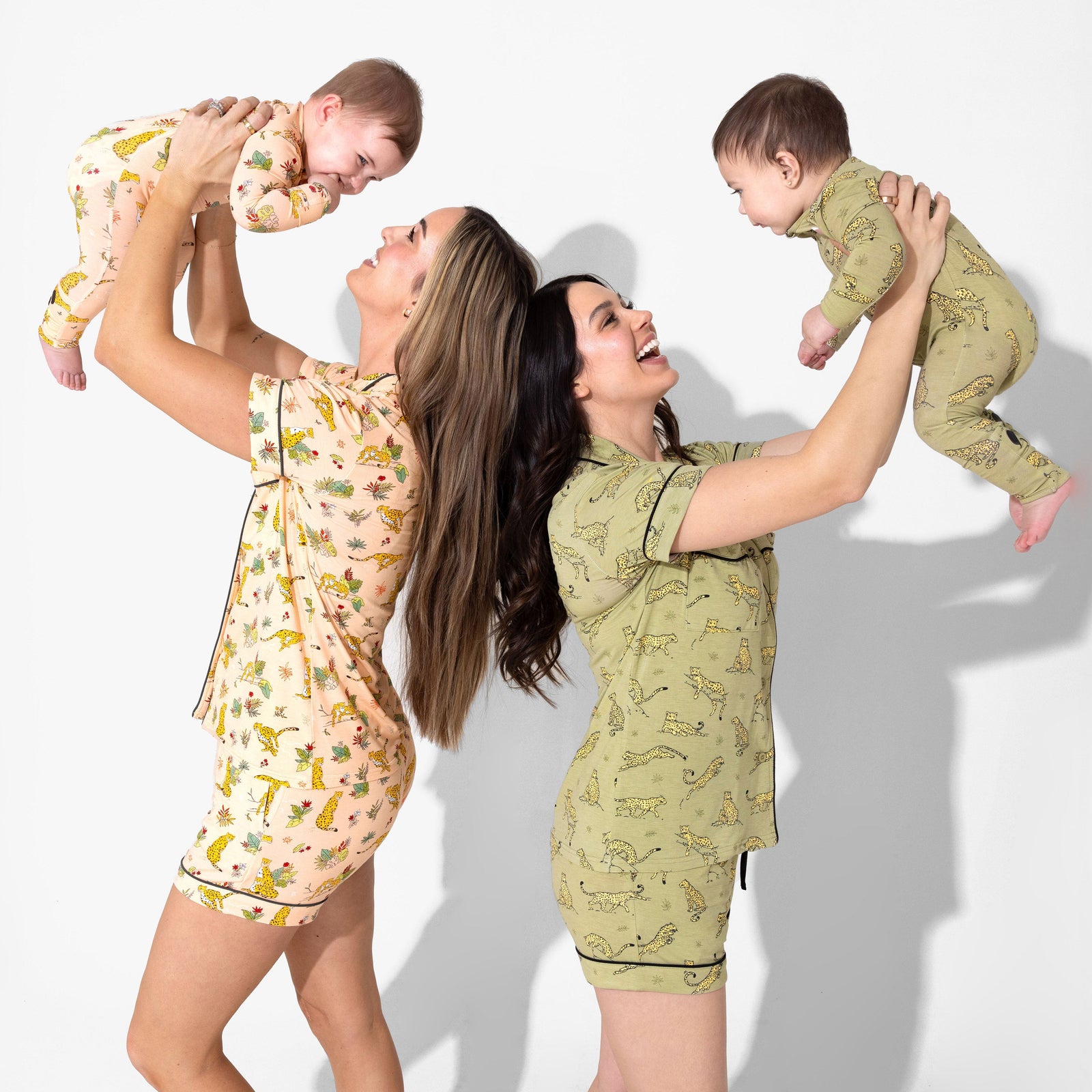 Sage & Spots Leopard Bamboo Convertible Footie