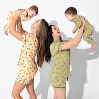 Sage & Spots Leopard Bamboo Convertible Footie