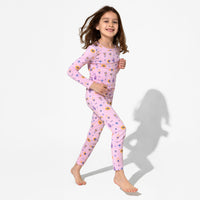The Eye Pink Bamboo Kids Pajamas