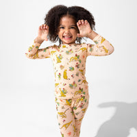 Pounce In Paradise Cheetah Bamboo Kids Pajamas