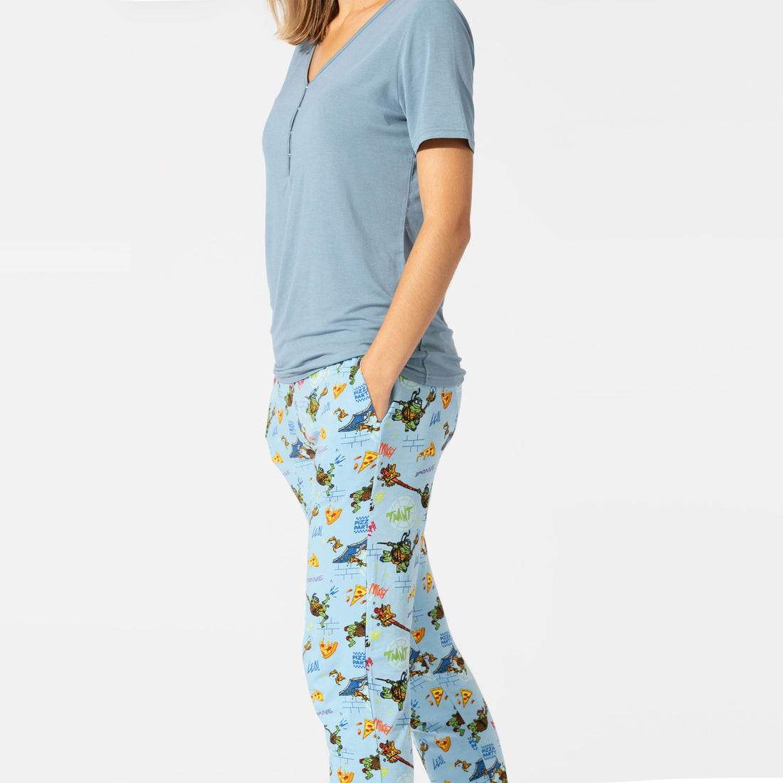 Teenage Mutant Ninja Turtles: Mutant Mayhem Movie Bamboo Women's Pajama Set