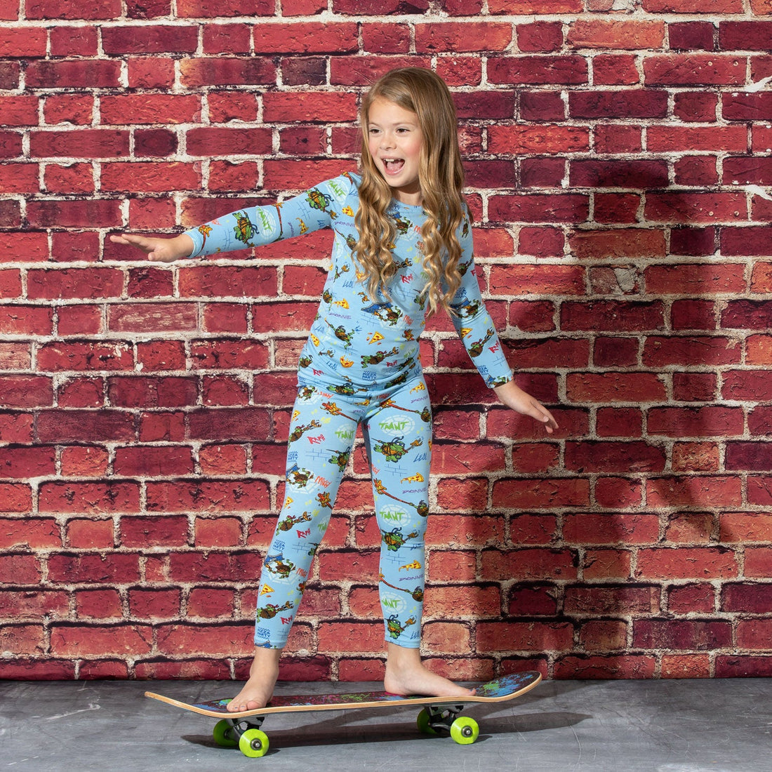 Teenage Mutant Ninja Turtles: Mutant Mayhem Movie Bamboo Kids Pajamas
