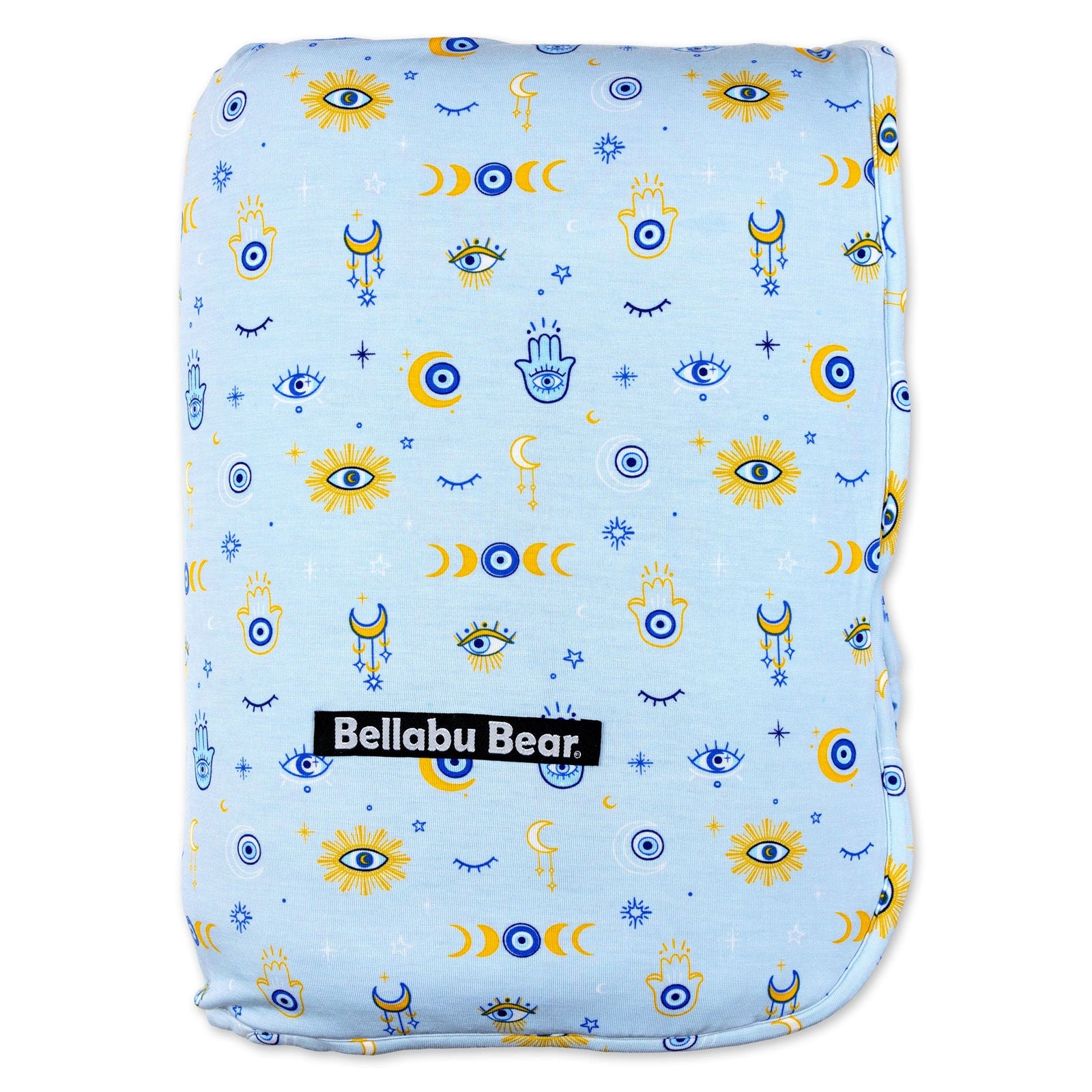 The Eye Blue Sherpa Bamboo Blanket