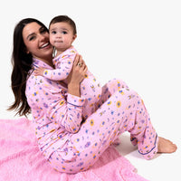 The Eye Pink Bamboo Convertible Footie