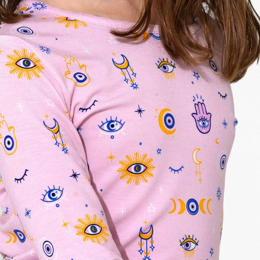 The Eye Pink Bamboo Kids Pajamas