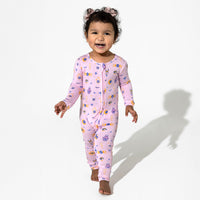 The Eye Pink Bamboo Convertible Footie