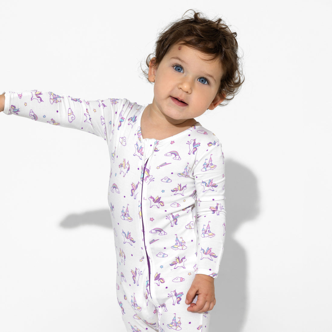 Unicorn Bamboo Convertible Footie