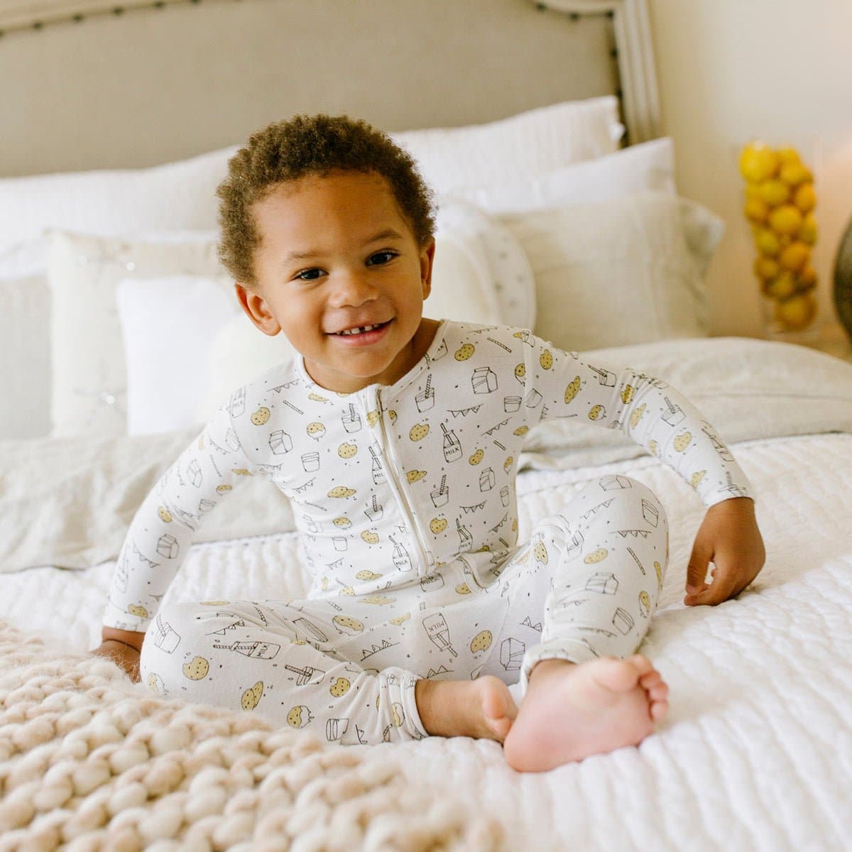 Cookies and milk baby pajamas online