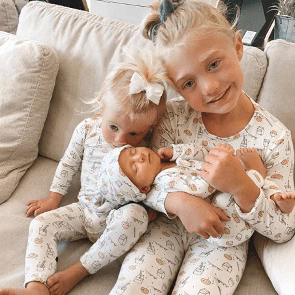Milk and cookies baby pajamas new arrivals
