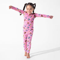 PAW Patrol: Varsity Pink Bamboo Kids Pajamas