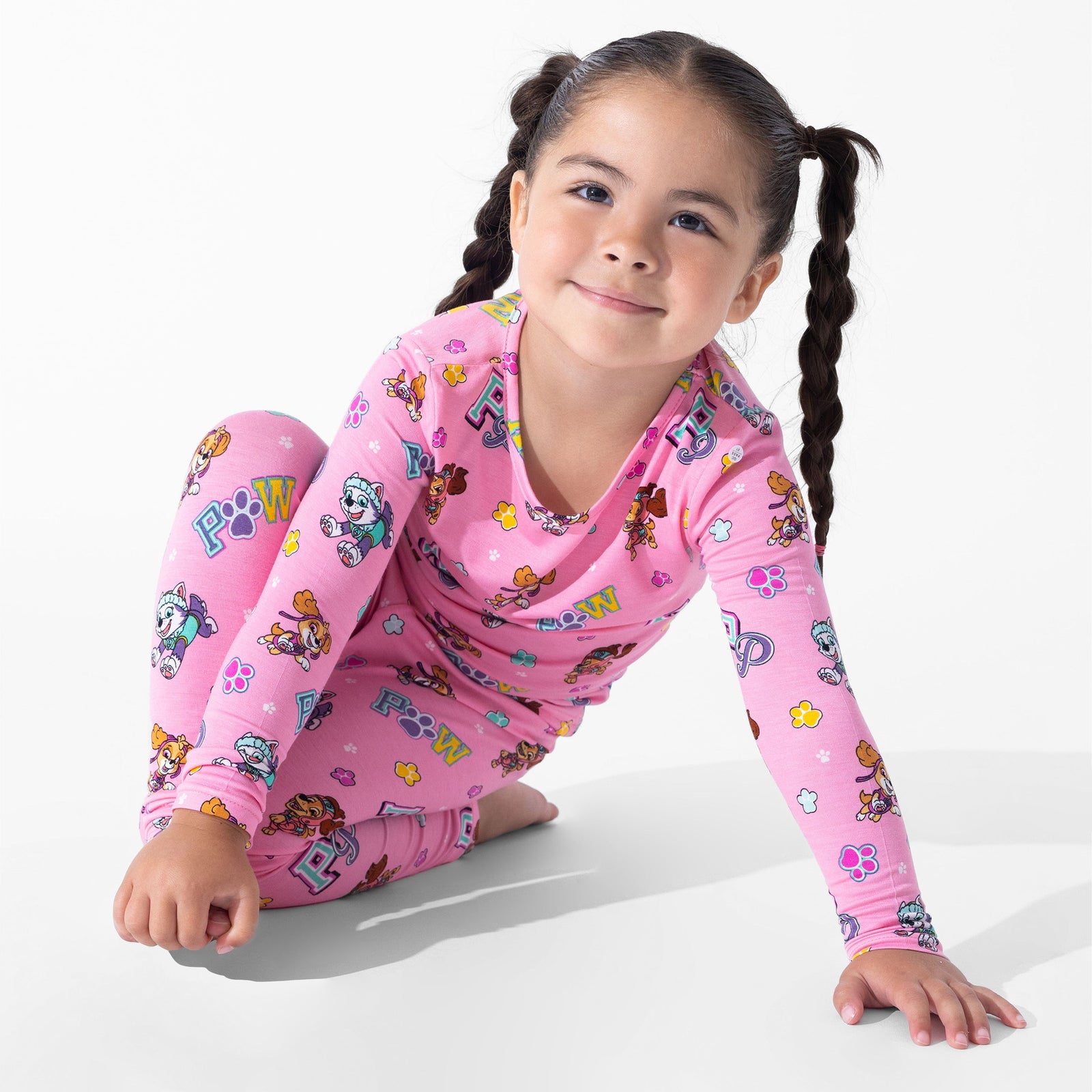 PAW Patrol: Varsity Pink Bamboo Kids Pajamas