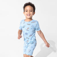Shark School Bamboo Kids Pajama Short Set