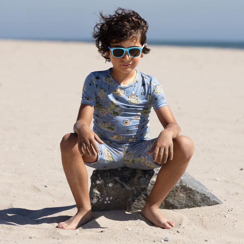Pirate Cove Bamboo Kids Pajama Short Set