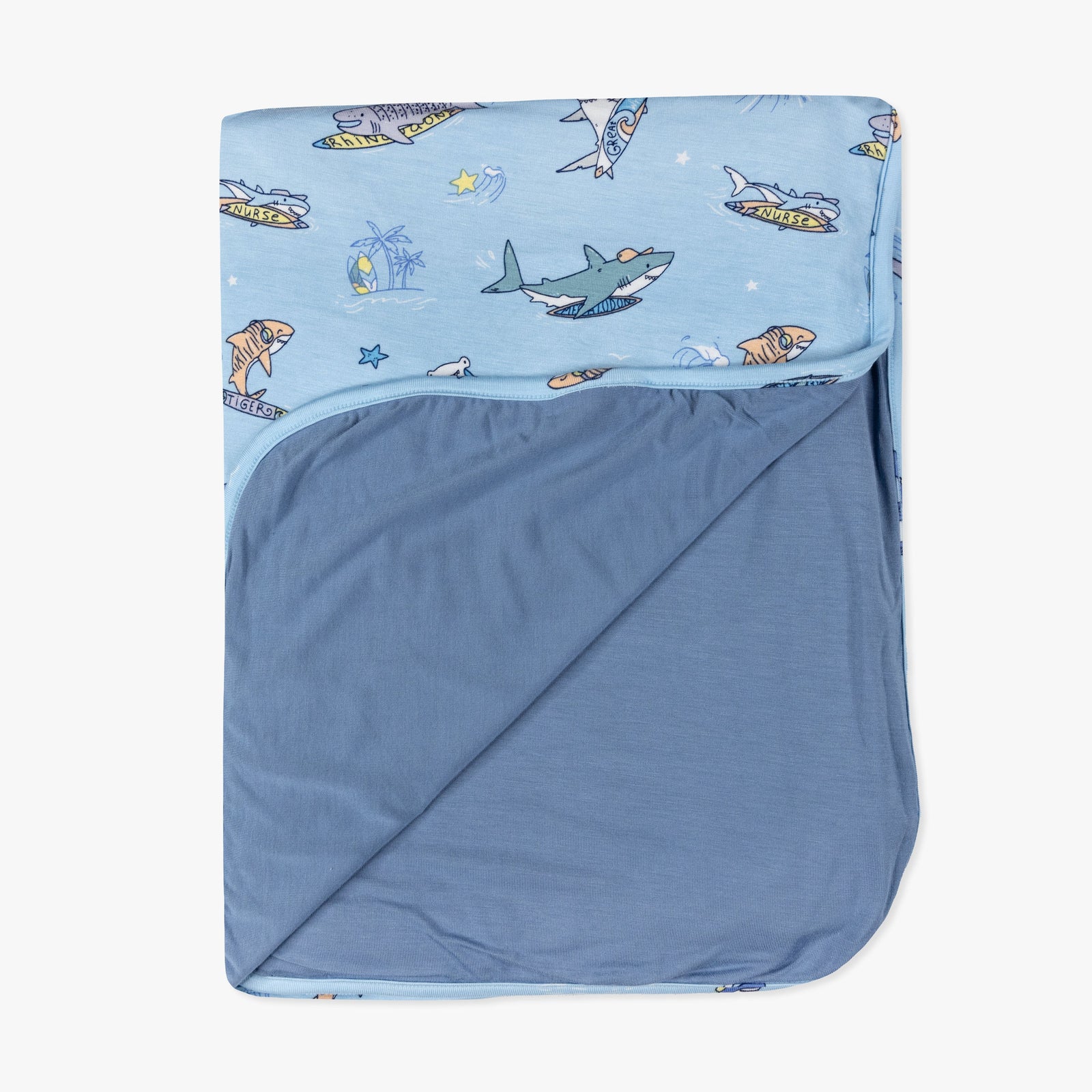 Shark School Bamboo Blanket