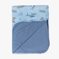 Shark School Bamboo Blanket