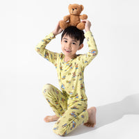 Teddy Bear Picnic Bamboo Kids Pajamas
