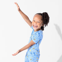 Baby Shark Surf Bamboo Kids Pajama Short Set