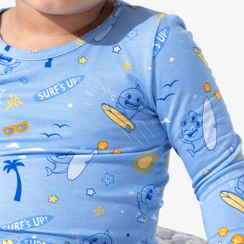 Baby Shark Surf Bamboo Kids Pajamas