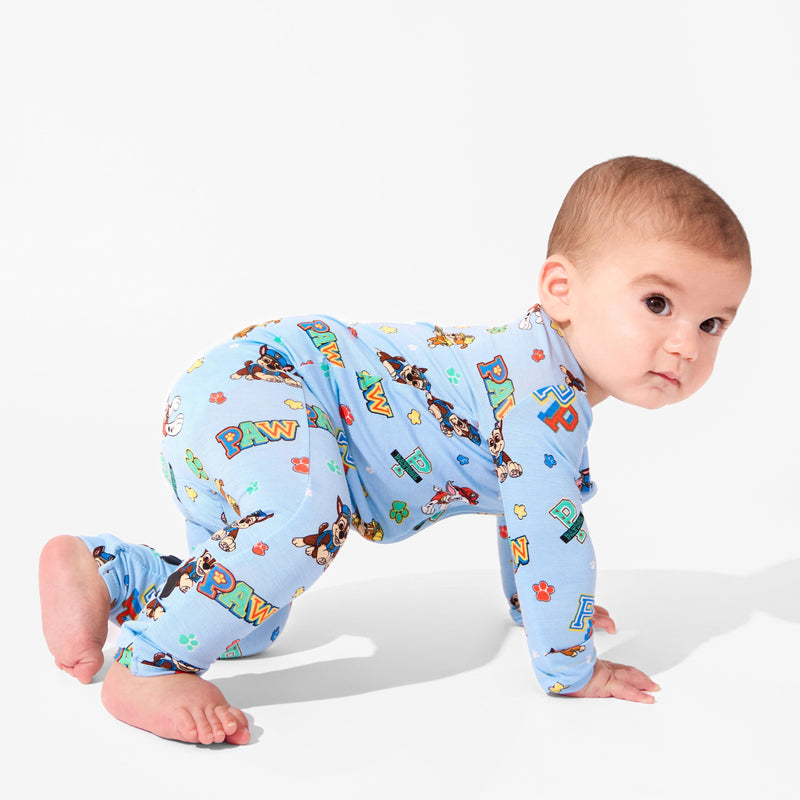 PAW Patrol: Varsity Blue Bamboo Convertible Footie