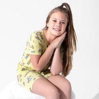 Teddy Bear Picnic Bamboo Kids Pajama Short Set