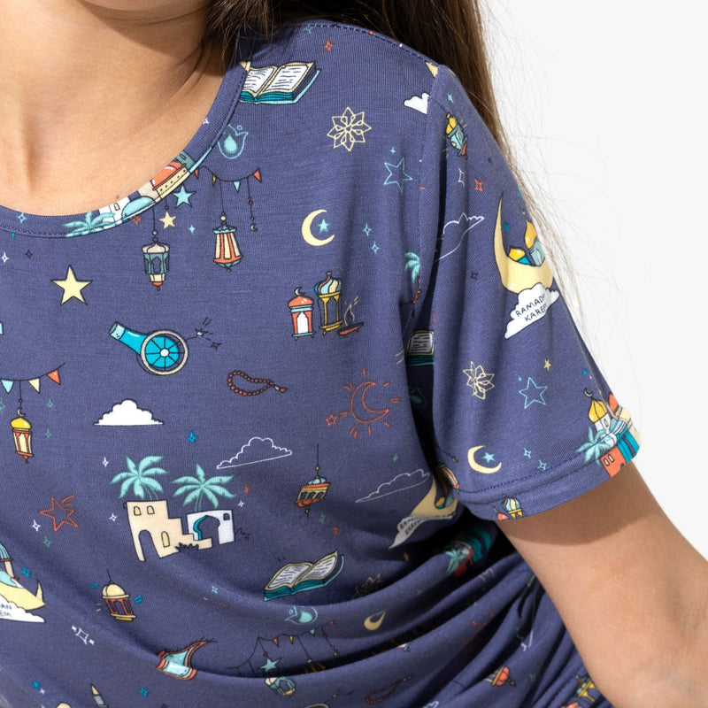 Ramadan Bamboo Kids Pajama Short Set